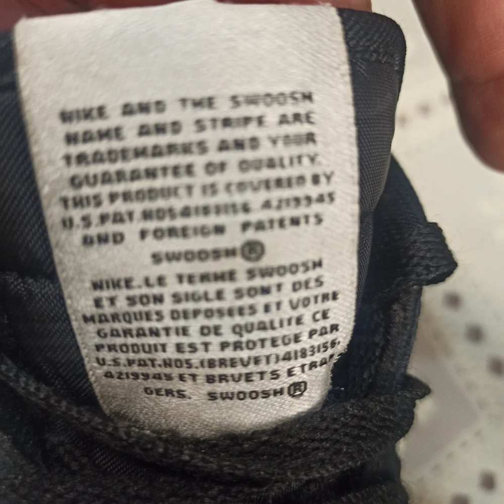 Nike Pre-Love O.X.  Black Suede White Swoosh Size 9 - Picture 12 of 12